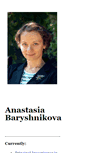 Mobile Screenshot of baryshnikova-lab.org